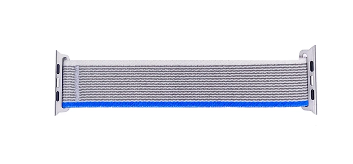 Ремінець нейлоновий 42/44 мм Blue/Gray (7241)