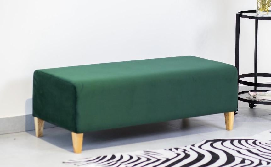 Топчан Vi-Tall велюр опори дерево 150х55х42 см Зелений Топчан Vi-Tall велюр опори дерево 150х55х42 см Зелений