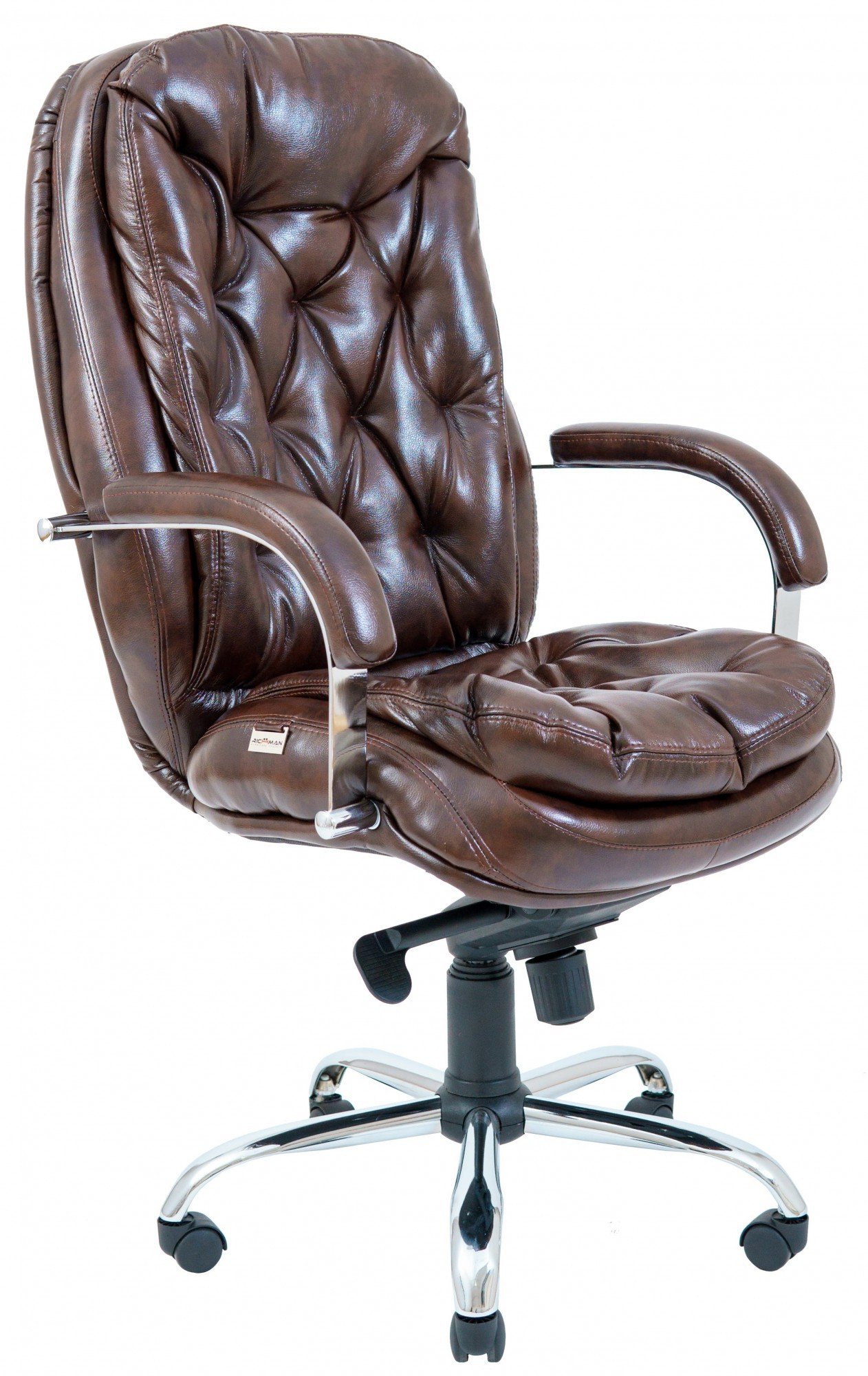 Офисное кресло руководителя Richman Венеция Мадрас М3 MultiBlock Коричневый (6013ee2cee03ef61f515ddba)