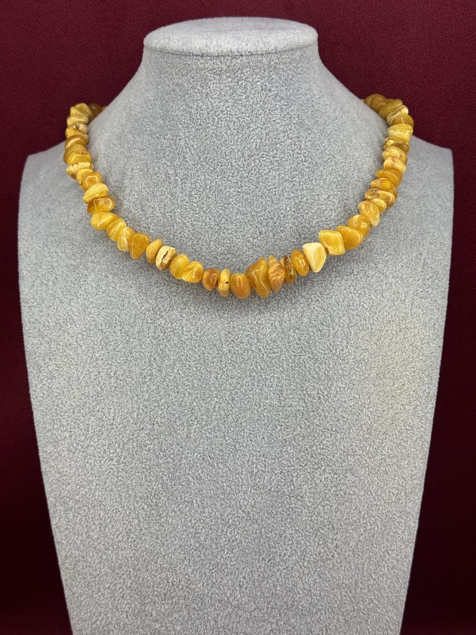 Бусы из янтаря лечебные 44 см (н-754)