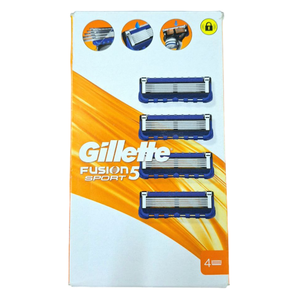 Картриджі змінні GILLETTE Fusion5 Sport 4 шт.