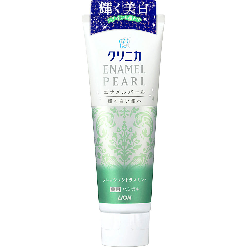 Зубная паста отбеливающего действия Lion Clinica Enamel Pearl вкус апельсина персика и маракуи 130 г (205760)