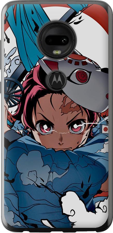 Чехол на Motorola Moto G7 Танджиро Камадо (5574u-1614-42517)