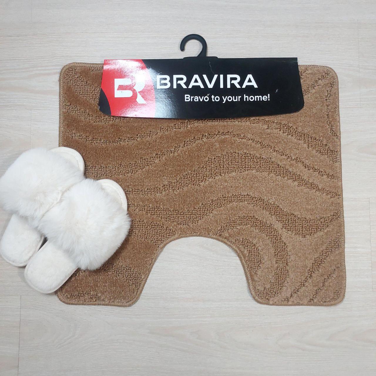 Килимок під унітаз Bravira Classik 50х60 см CLT202018 (151-Brown)