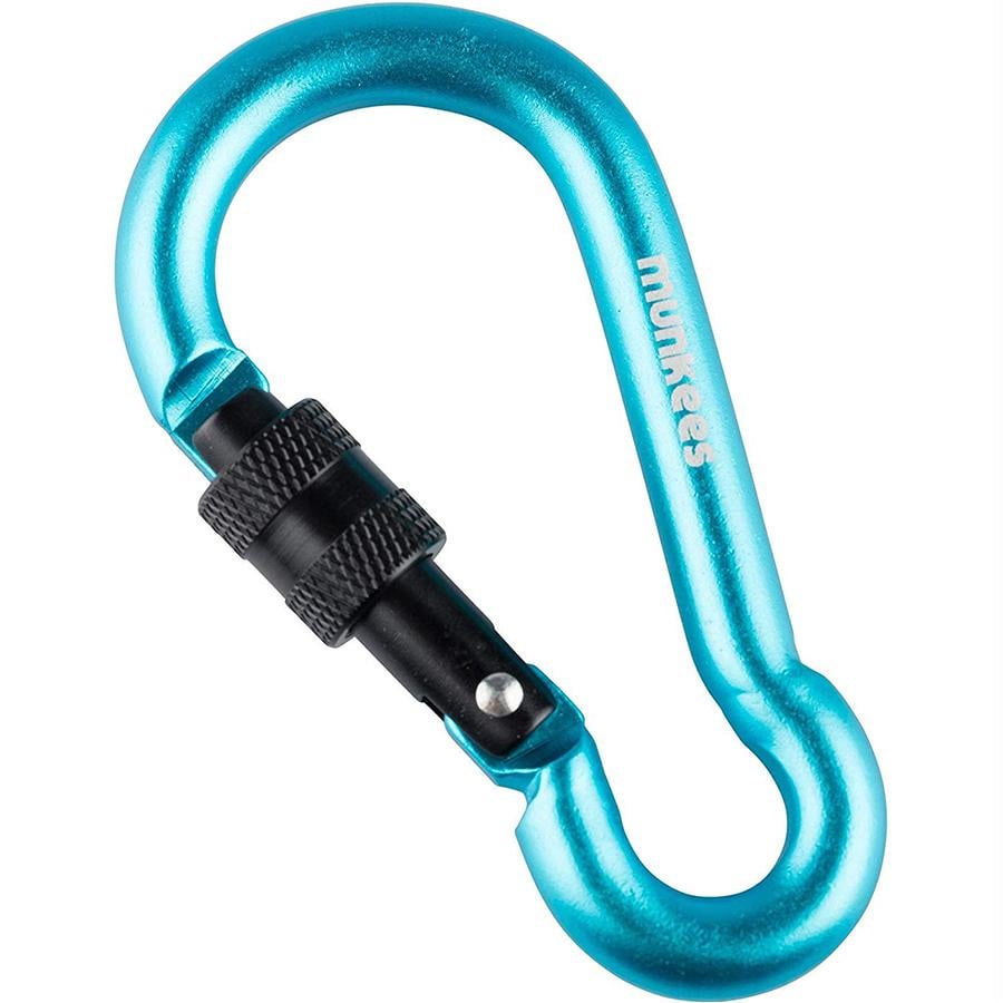 Карабин Munkees Pear with Screw Lock 8x80 мм Blue (3249) - фото 1