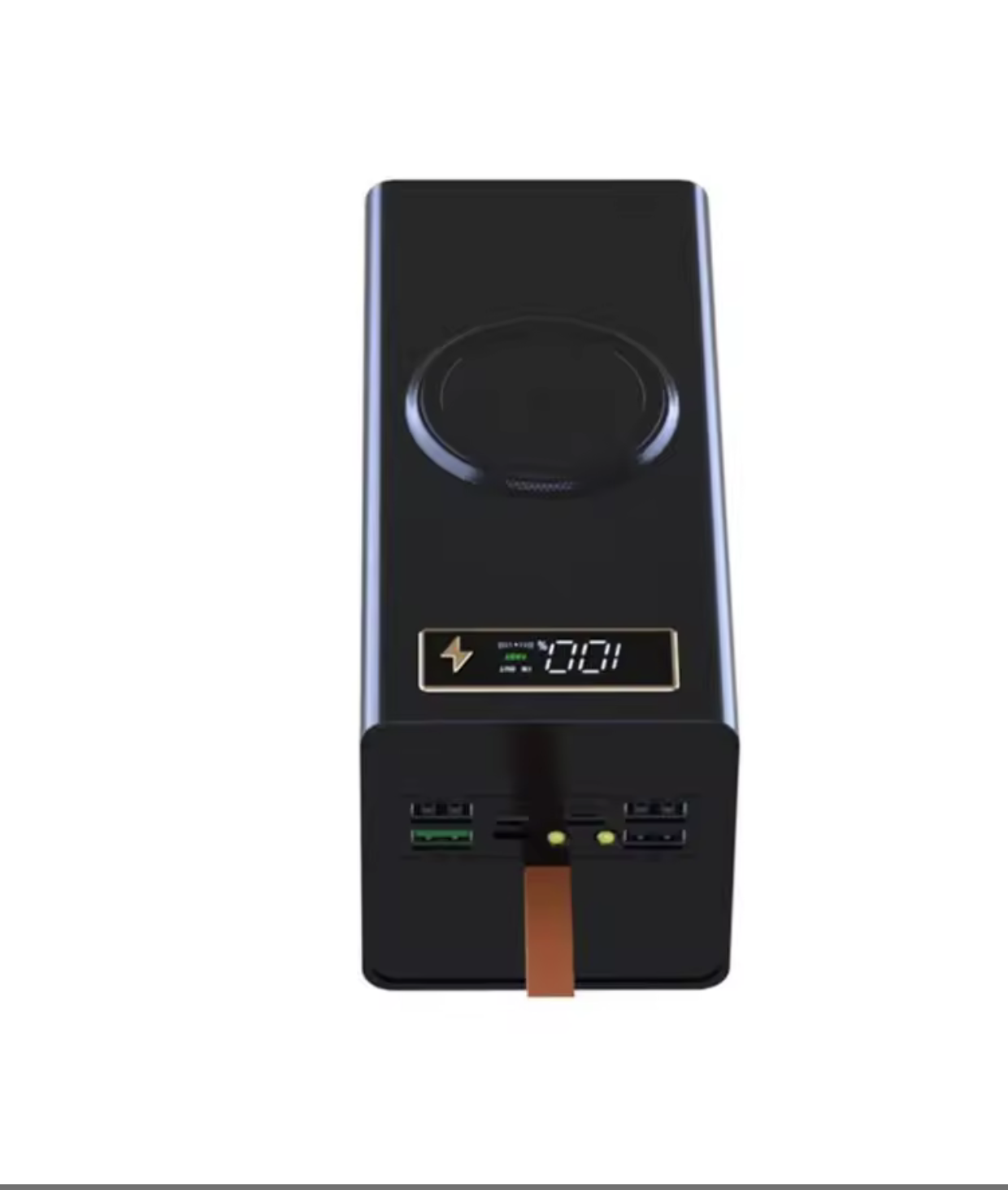 Корпус для повербанка D40-PD-QI 40х18650 с беспроводной зарядкой и LED-фонариком (31403246)