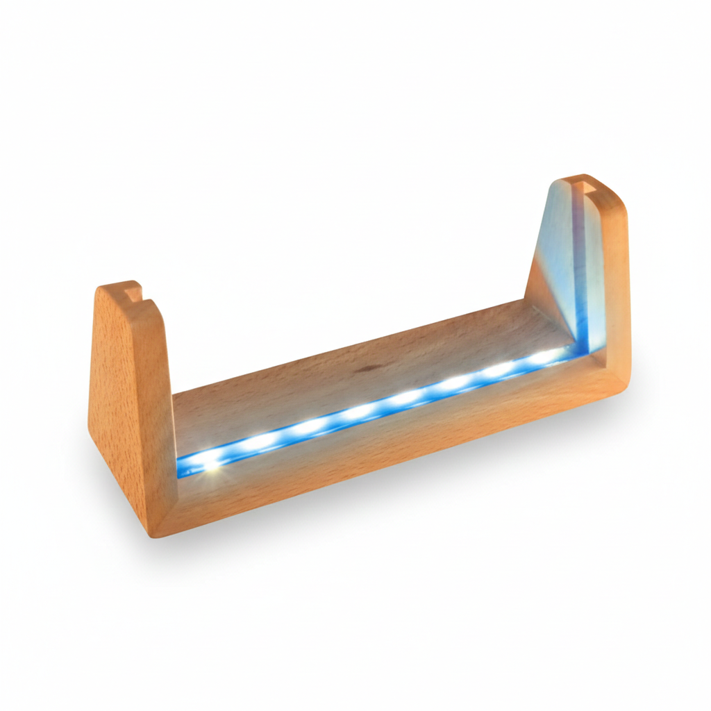 Комплект подставок LED деревянных RGB 2 шт. (8/712)