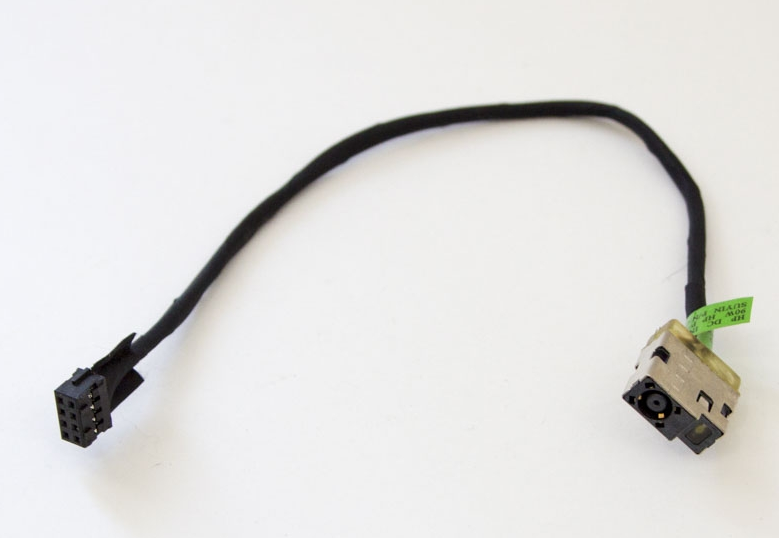 Разьем питания для ноутбука HP 15-N 15T-E 15Z-E-719318-YD9 с кабелем прямой/шлейф/гнездо (1439374770)