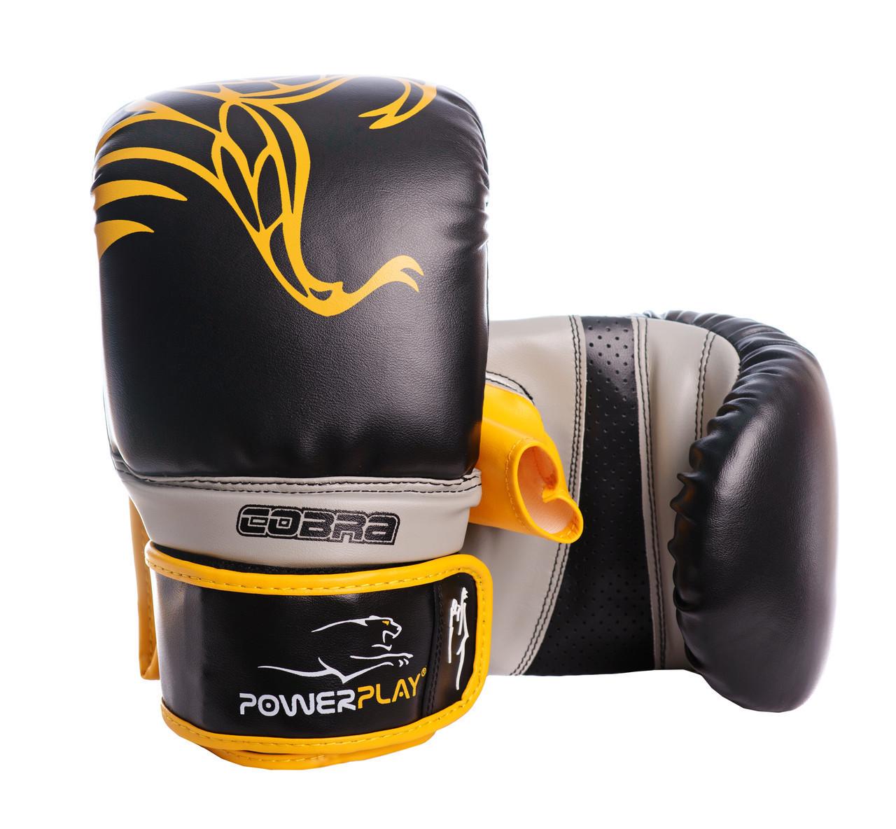 Снарядные перчатки PowerPlay 3038 XL Черно-желтый