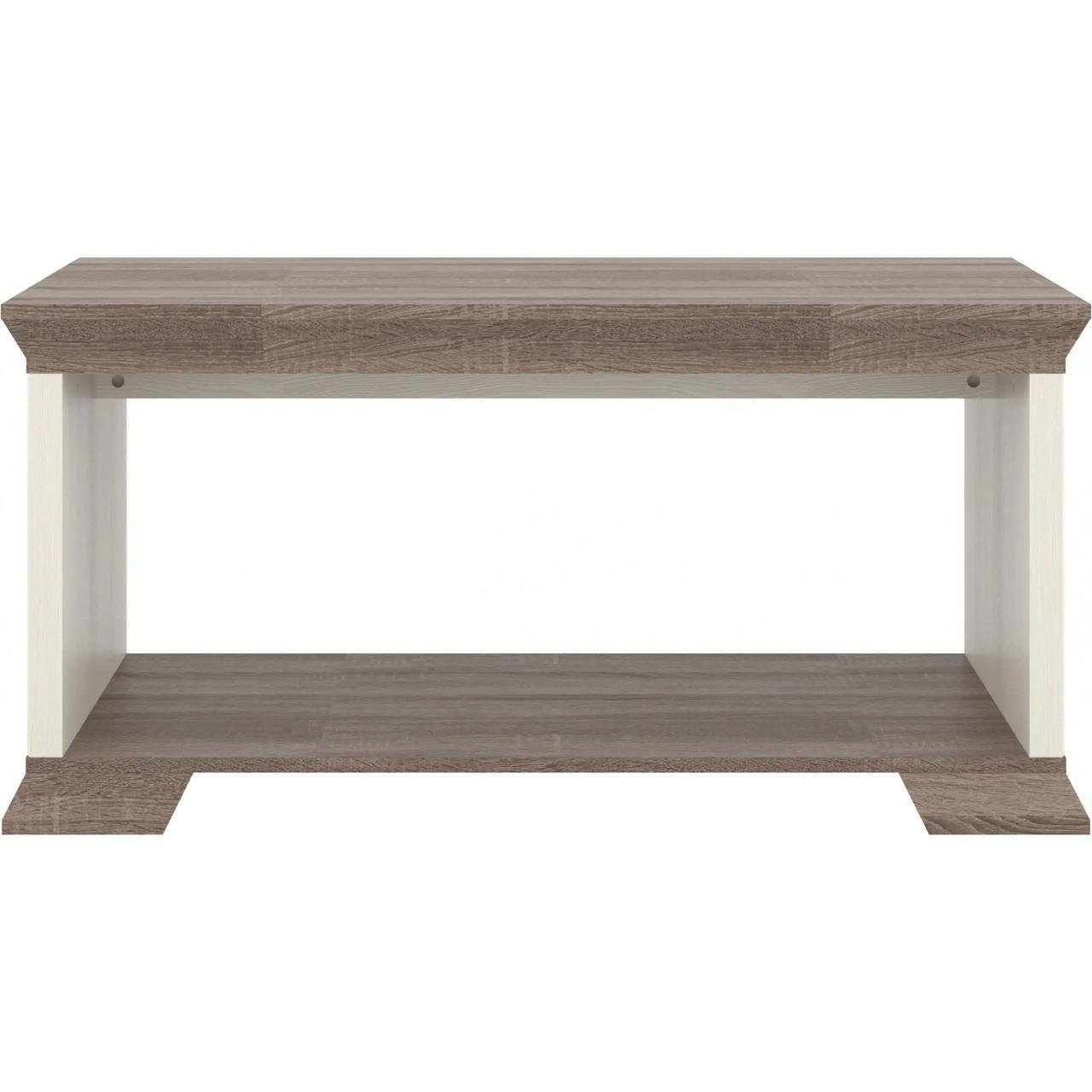 Стол журнальный Гербор Марсель Ясен снежный/Дуб сонома трюфель (GRB-1272)