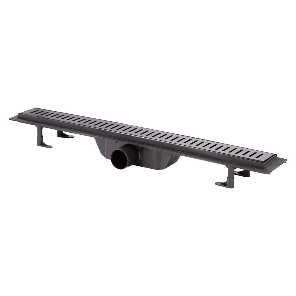 Трап линейный Q-tap Dry FA304-700MBLA с нержавеющей решеткой 700х73 мм (FRRS00041380)