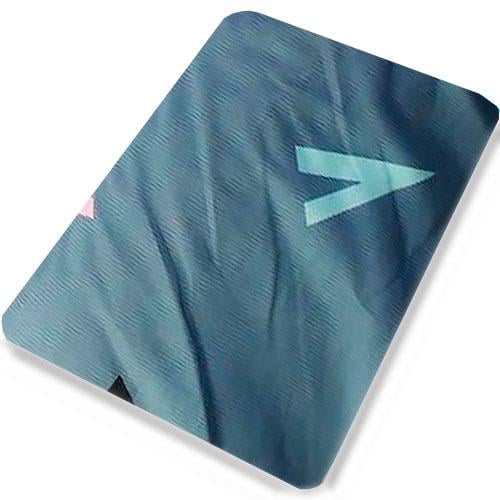 Простынь на резинке Т0777 160х200 см Серый/Синий (148018)