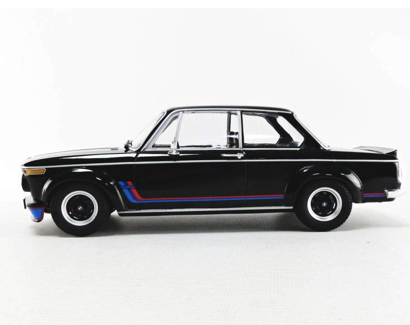 Minichamps 1/18 BMW 2002 Tii Turbo Alpine Blanc 1973 – Modèle Collection Métal