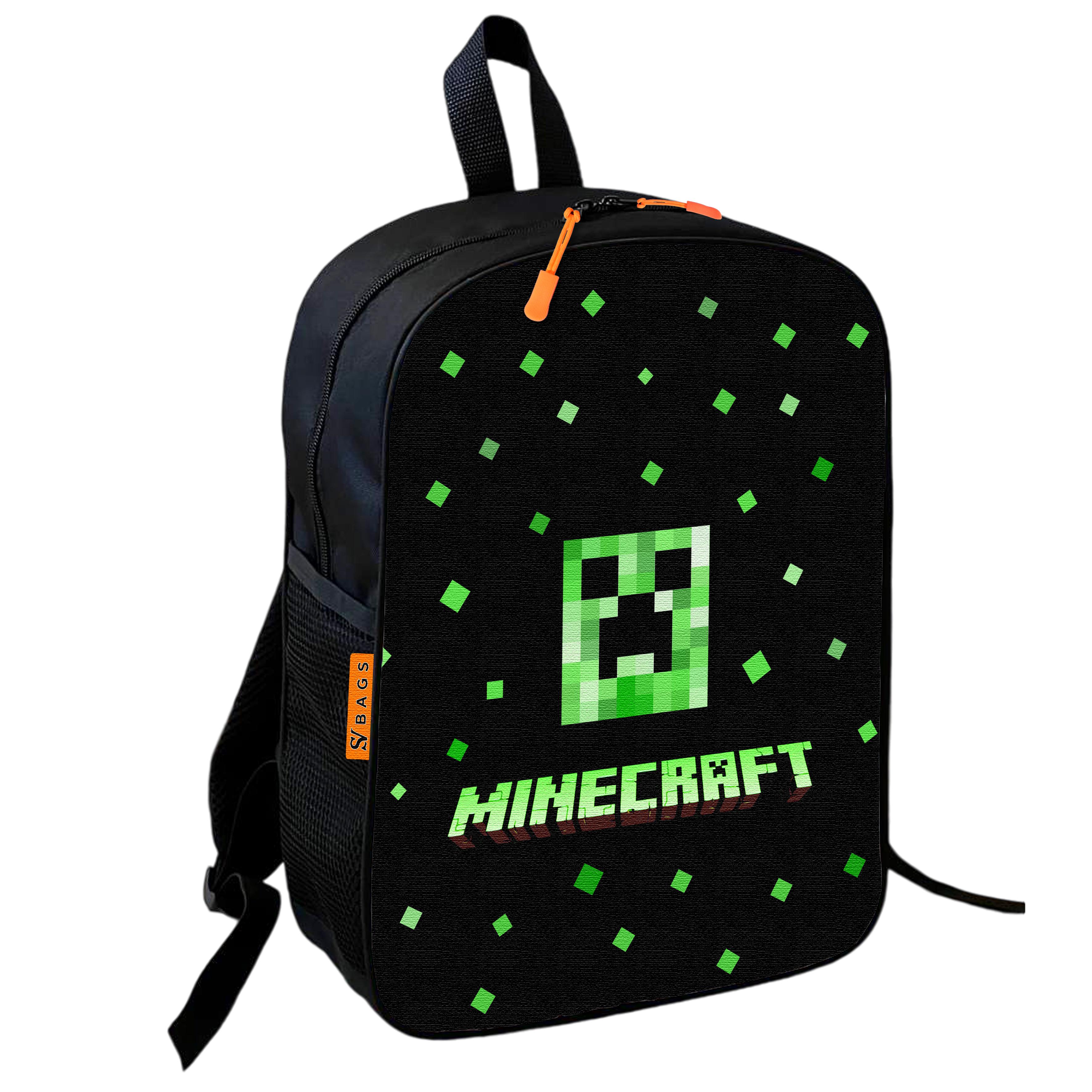 Школьный рюкзак детский Minecraft городской для мальчика 36х27 см (0460)