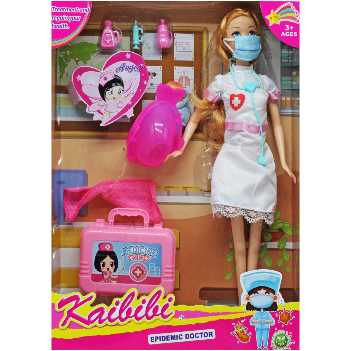 Кукольный набор Медсестра и малыш (229739) Кукольный набор Медсестра и малыш (229739)