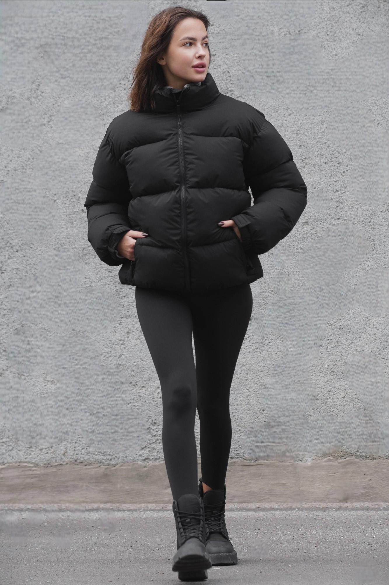 Пуховик женский Without Nest стеганый без капюшона 2XL/3XL Black (2XL/3XL8049429) - фото 3