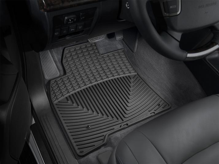 Килимки автомобільні передні гумові WeatherTech W126 Lexus/Toyota LX570/Land Cruiser 200 2008-2012 Чорний (1185135917)