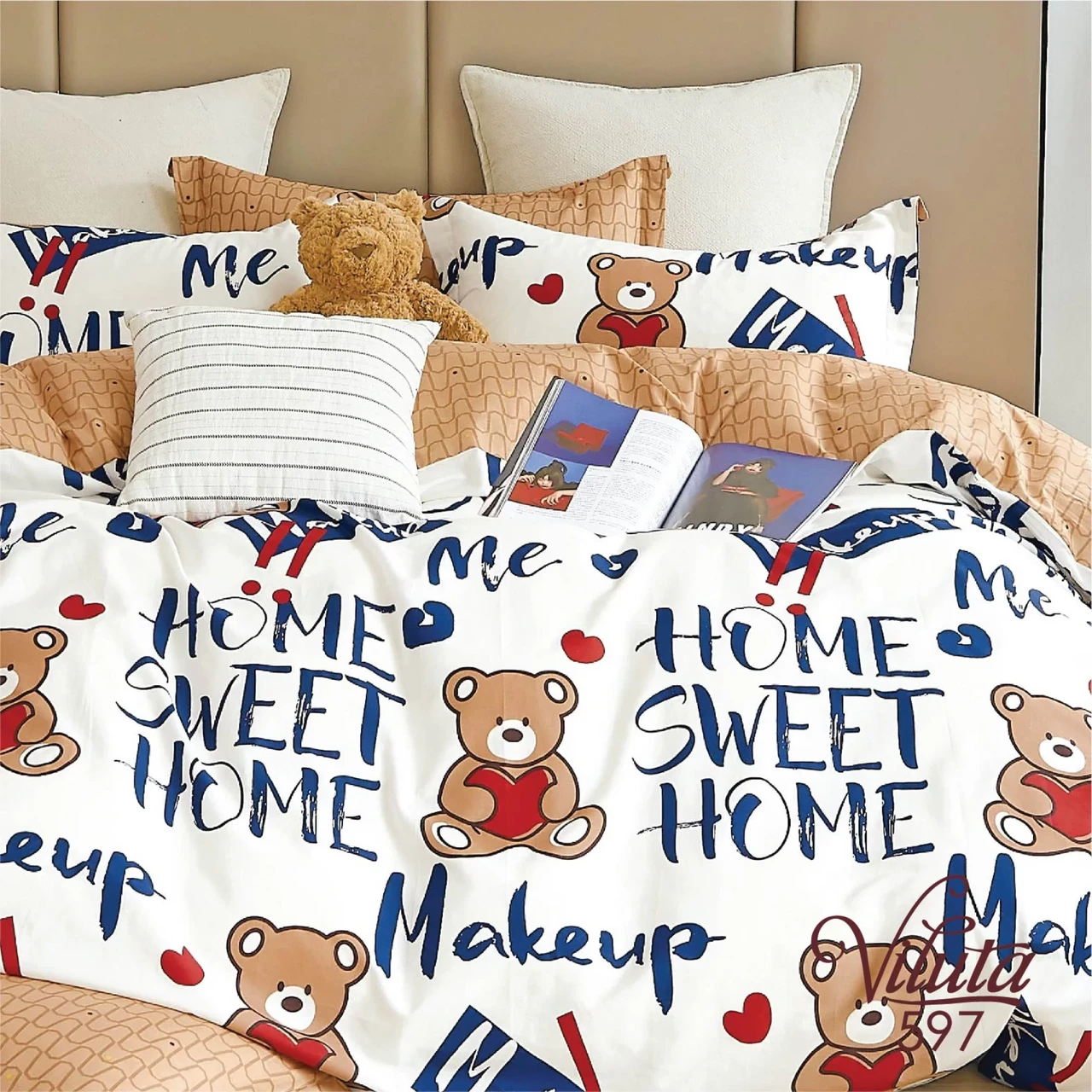 Постельное белье Viluta 597 подростковый сатин