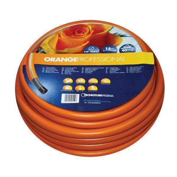 Шланг садовый Tecnotubi Orange Professional для поливки 5/8" 15 м (OR 5/8 15)
