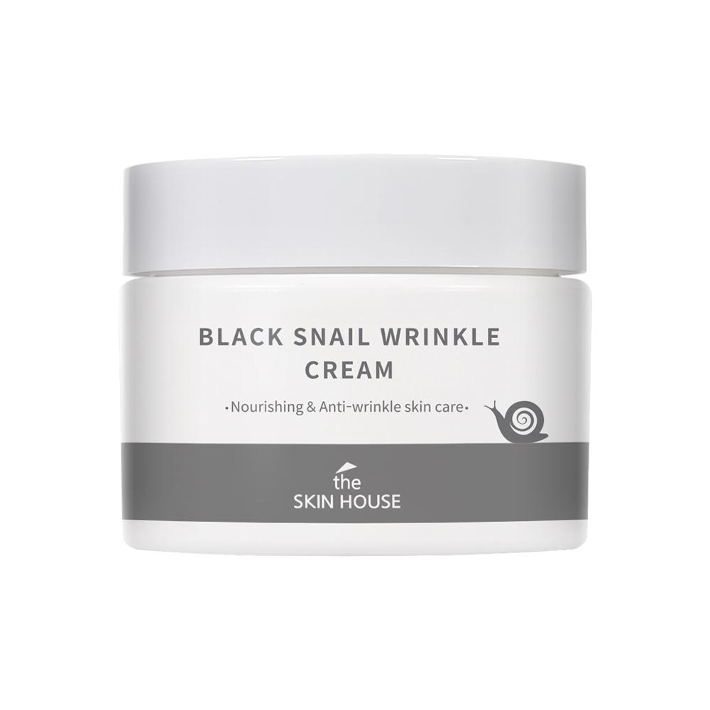 Питательный крем с коллагеном и муцином черной улитки The Skin House Black Snail Wrinkle Cream