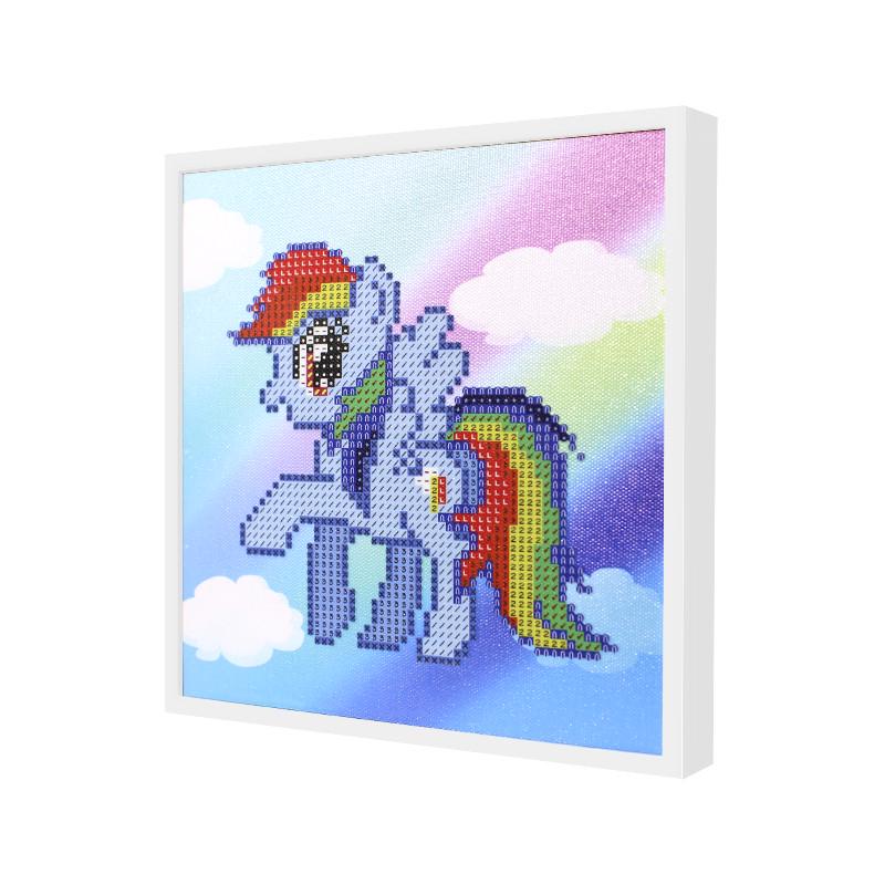 Алмазная мозаика Lesko DIY 1035 Пони Рэйнбоу Дэш Алмазная мозаика Lesko DIY 1035 Пони Рэйнбоу Дэш