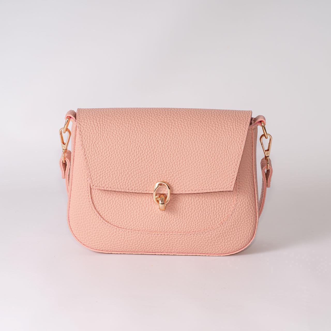 Сумка женская кросс-боди XENIA № 44-24 из эко-кожи Пудровый - фото 1 Сумка женская кросс-боди XENIA № 44-24 из эко-кожи Пудровый - фото 1