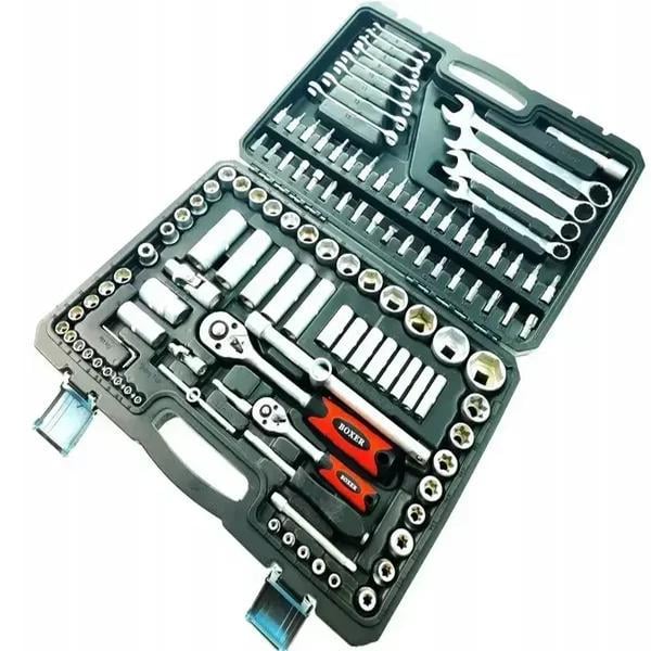 Набір інструментів BOXERкомбіновані ключі 121 шт. в кейсі (BX013S)