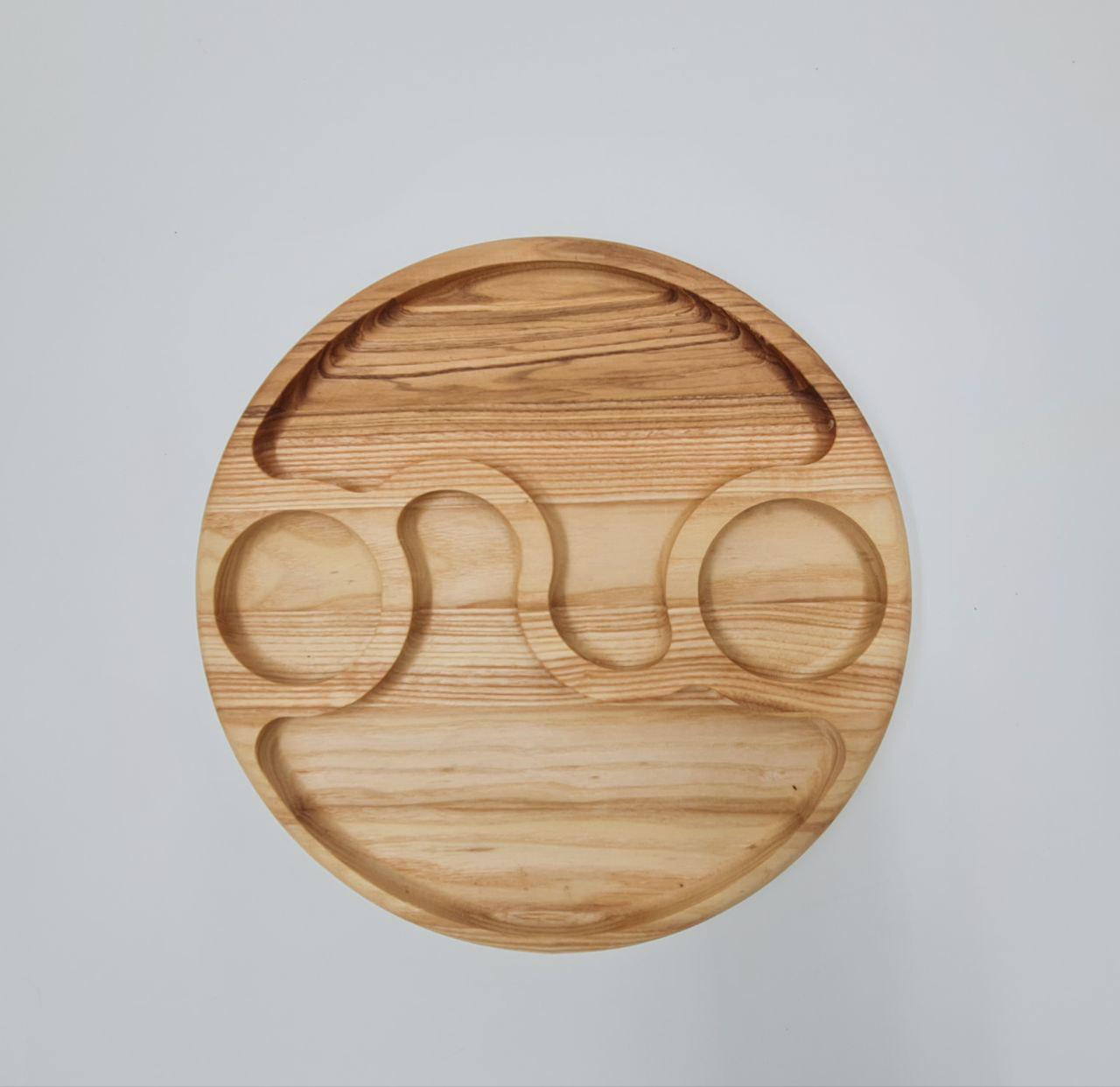 Дошка для сервірування з дерева d 30 см (IN39)