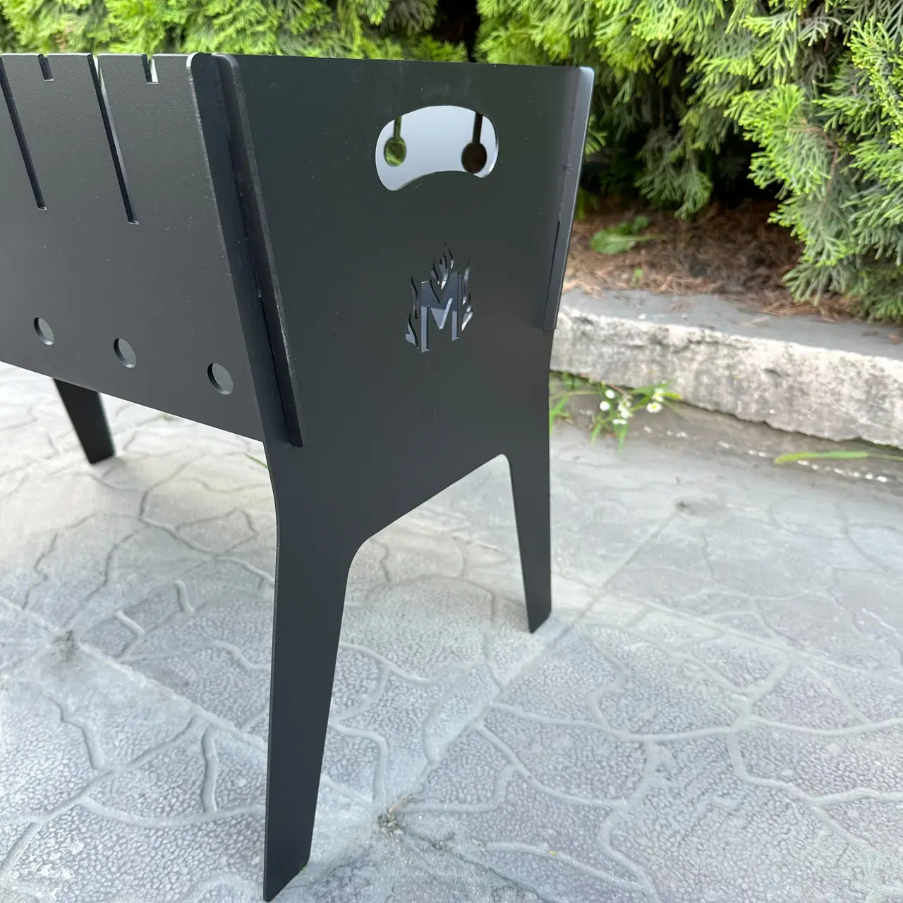 Мангал похідний дворівневий розкладний на 8 шампурів 3 мм (14-17-МR8-3) - фото 3 Мангал похідний дворівневий розкладний на 8 шампурів 3 мм (14-17-МR8-3) - фото 3