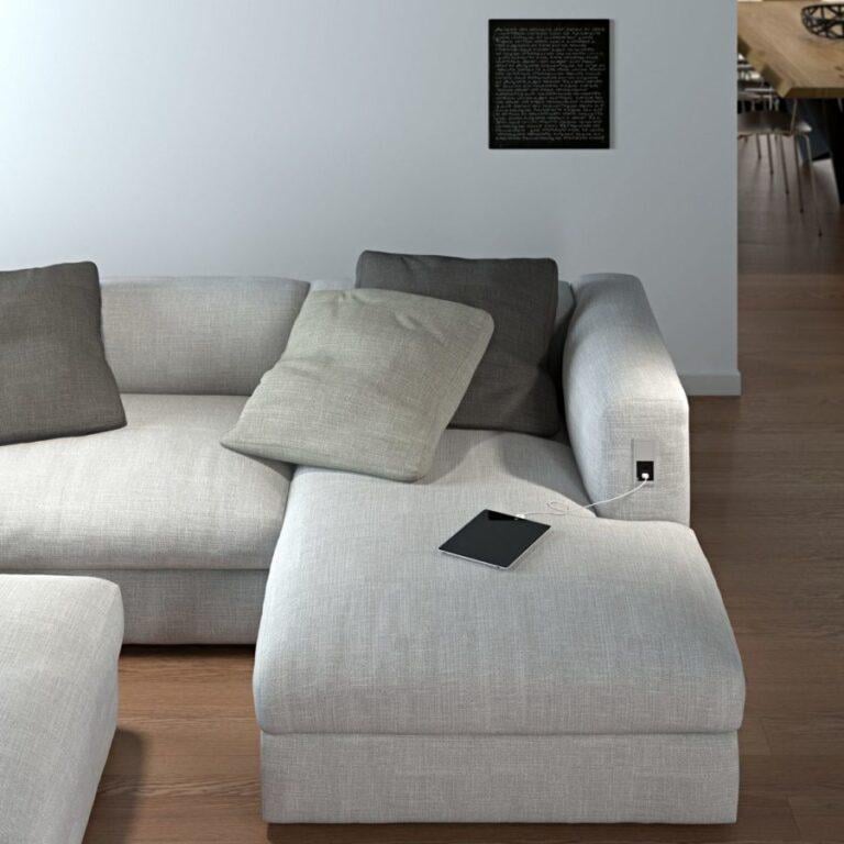 Блок розеточный одинарный VersaHIT MONO 1 розетка 110-220В 16A IP54 Черный мат (86227) - фото 7