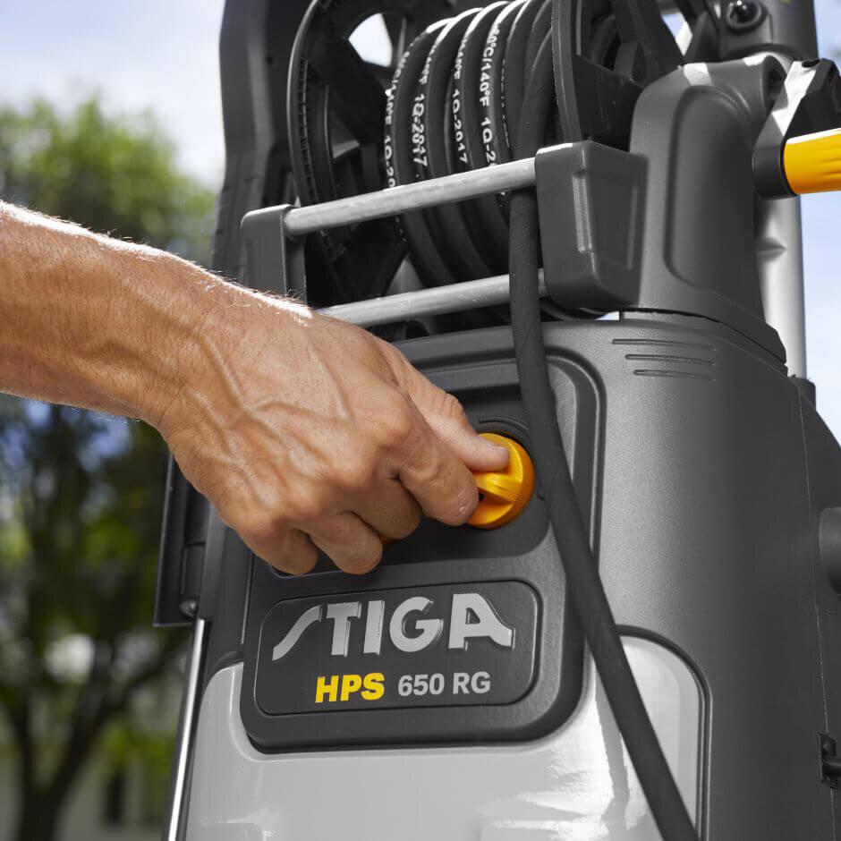 Мойка высокого давления Stiga HPS650RG 2,8 кВт 150 бар 12 м (628760) - фото 8 Мойка высокого давления Stiga HPS650RG 2,8 кВт 150 бар 12 м (628760) - фото 8