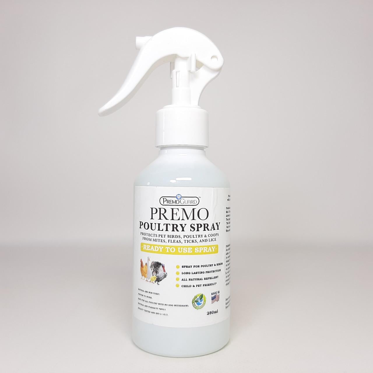 Спрей PREMO Guard Poultry Spray для домашней птицы и курятников 250 мл (X-2373)