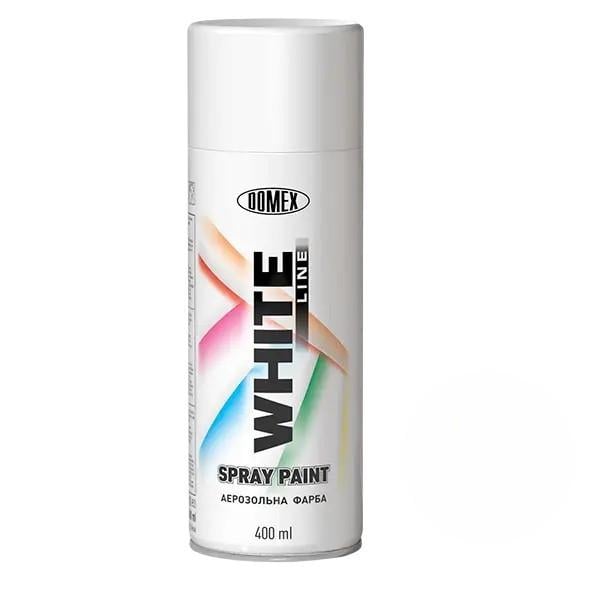 Аерозольна фарба DOMEX WHITE LINE грунт 400 мл 104 Білий (2605630301)