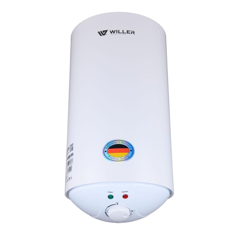 Бойлер универсальный Willer Palermo Slim 2 кВт с мокрым ТЭНом 15 л Белый (AEVH-15R)