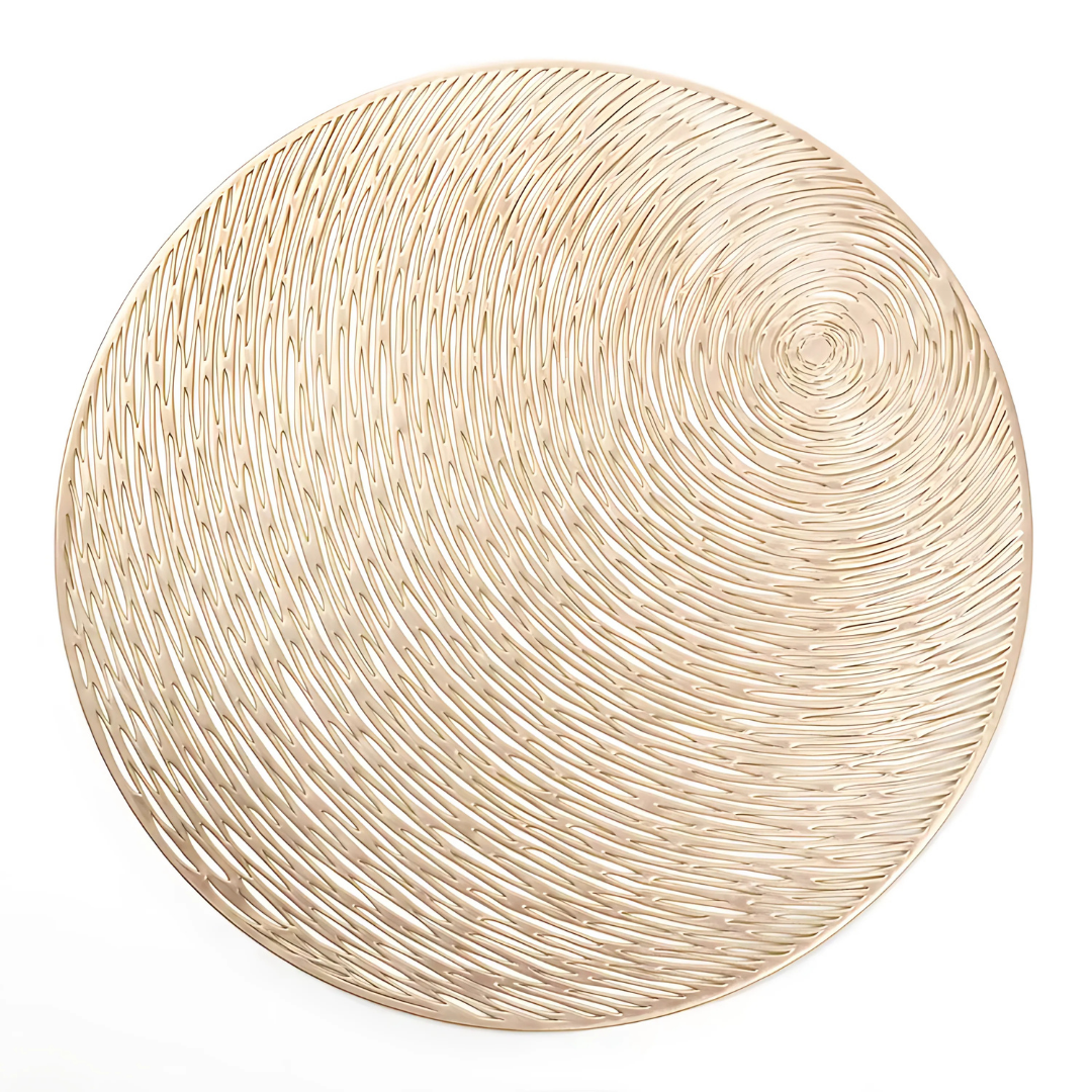 Салфетка сервировочная под горячее 2 шт. Золотистый (C001_gold)