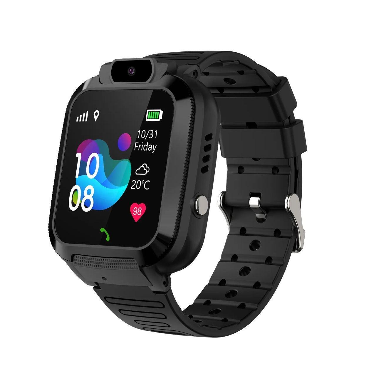 Смарт-часы детские Lemfo Q16S с SIM-картой Черный (26389514)