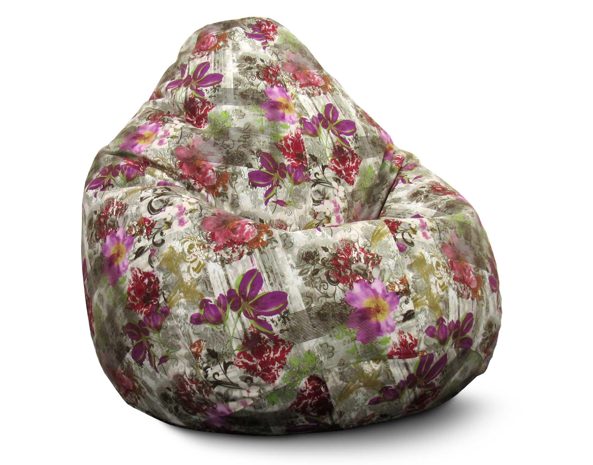 Кресло мешок iPuff Print 7 Флок XXXL 100х135 см Кресло мешок iPuff Print 7 Флок XXXL 100х135 см