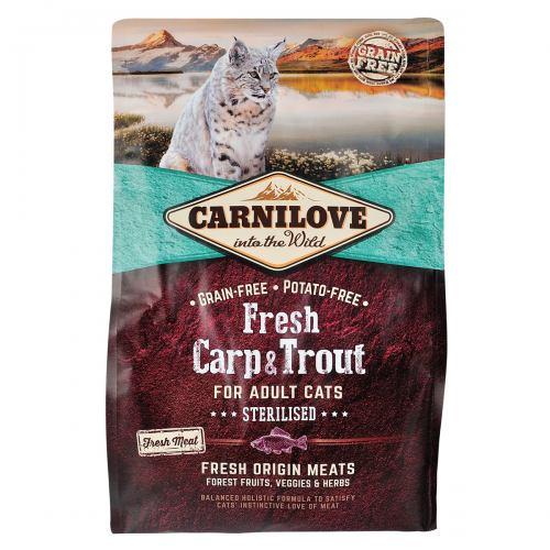 Сухий корм для стерилізованих котів Carnilove Fresh Carp&Trout 2 кг (170877/7441) - фото 3 Сухий корм для стерилізованих котів Carnilove Fresh Carp&Trout 2 кг (170877/7441) - фото 3