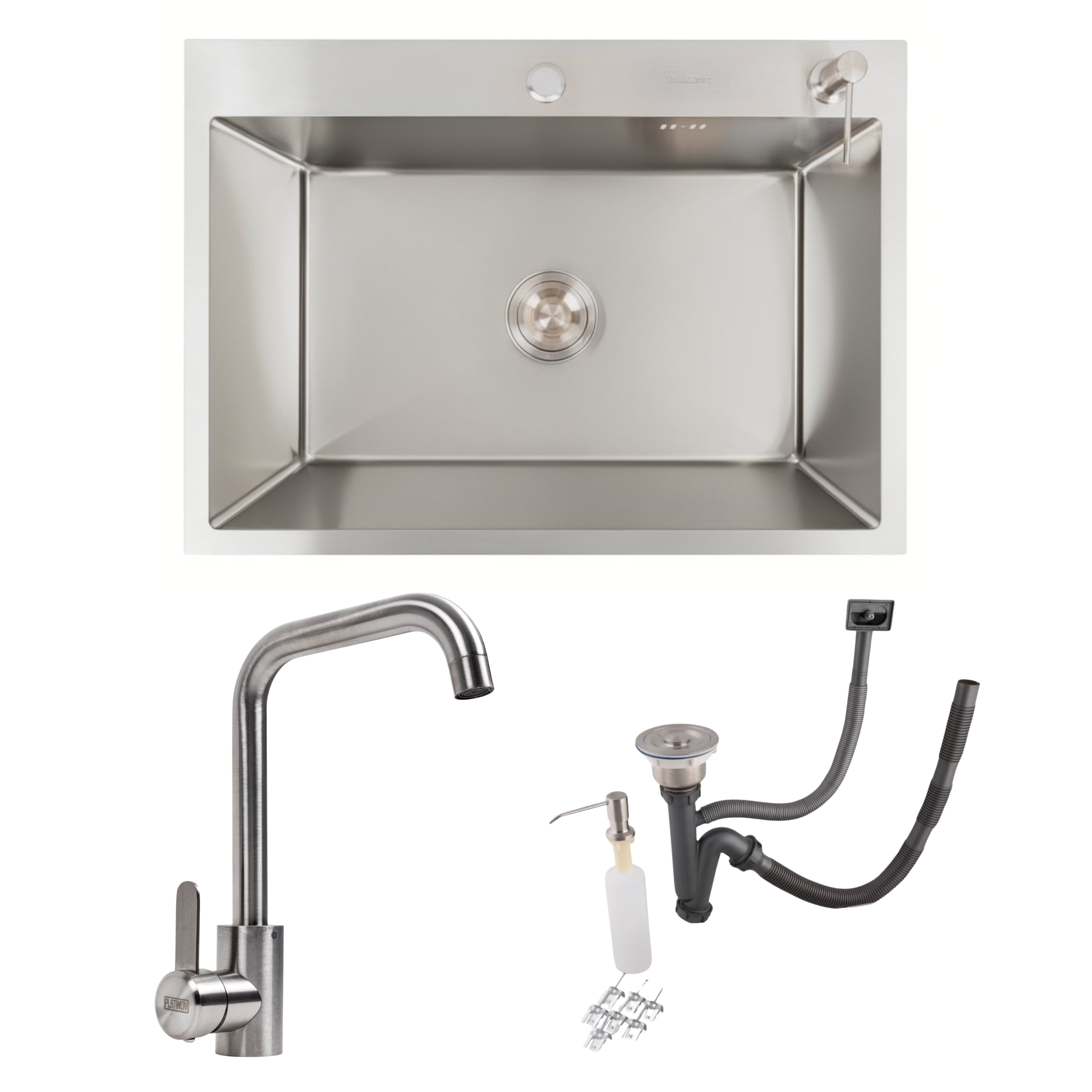 Мийка кухонна Valeso Handmade 70х50 см/змішувач KT 11