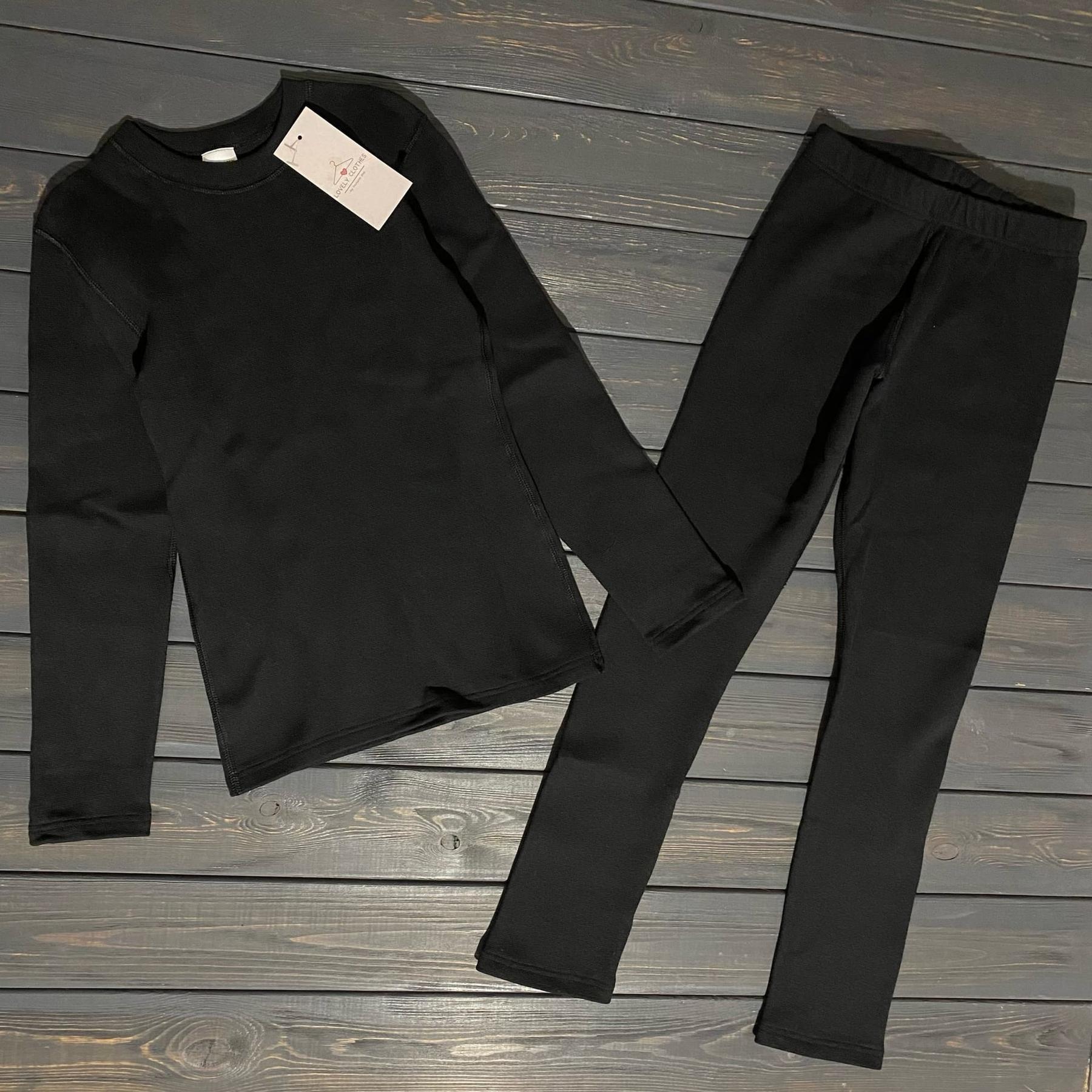 Термокомплект для девочки IRmAS 1306 из дайвинга 158 см Черный (4447719s7)