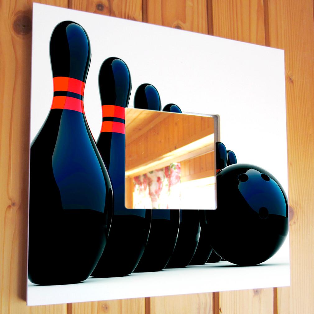 Зеркало декоративное Боулинг 260х260 мм (M03883)