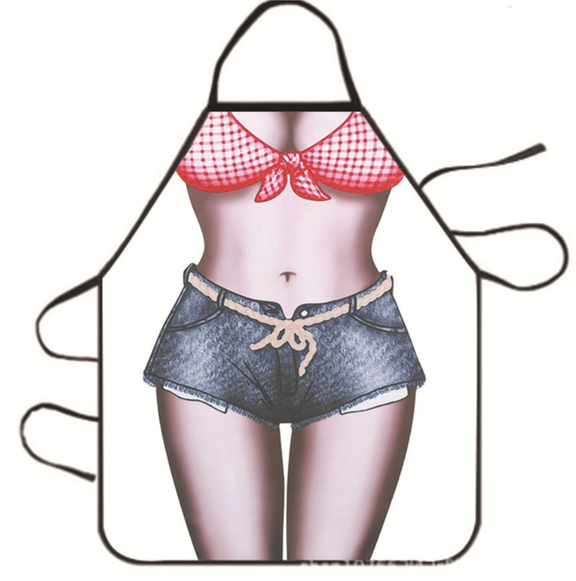 Фартук с приколом Леди в шортах 5581 71х54,5х0,2 см (4228445)