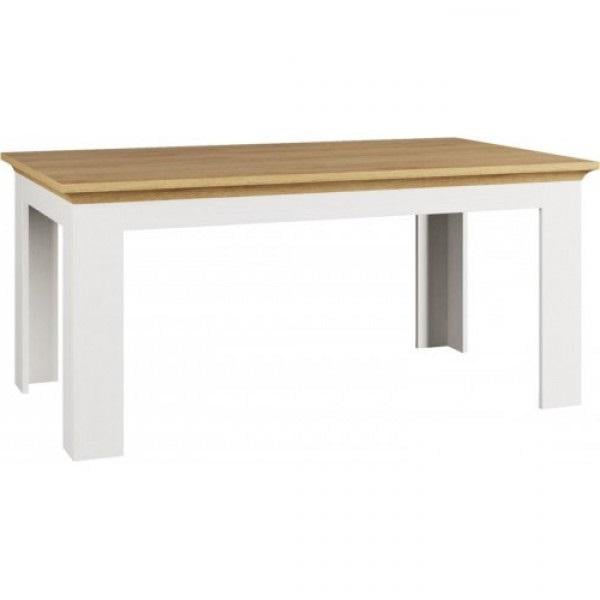 Стол кухонный обеденный раздвижной Світ Меблів Валерио 16342034х750х930 мм в столовую/гостиную ДСП и МДФ Сосна водевиль/Дуб каменный