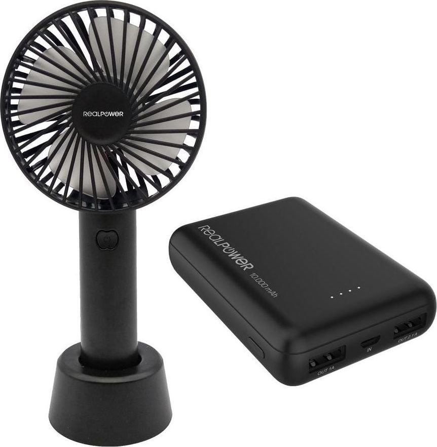 Вентилятор портативний Realpower Mobile Fan (375356)
