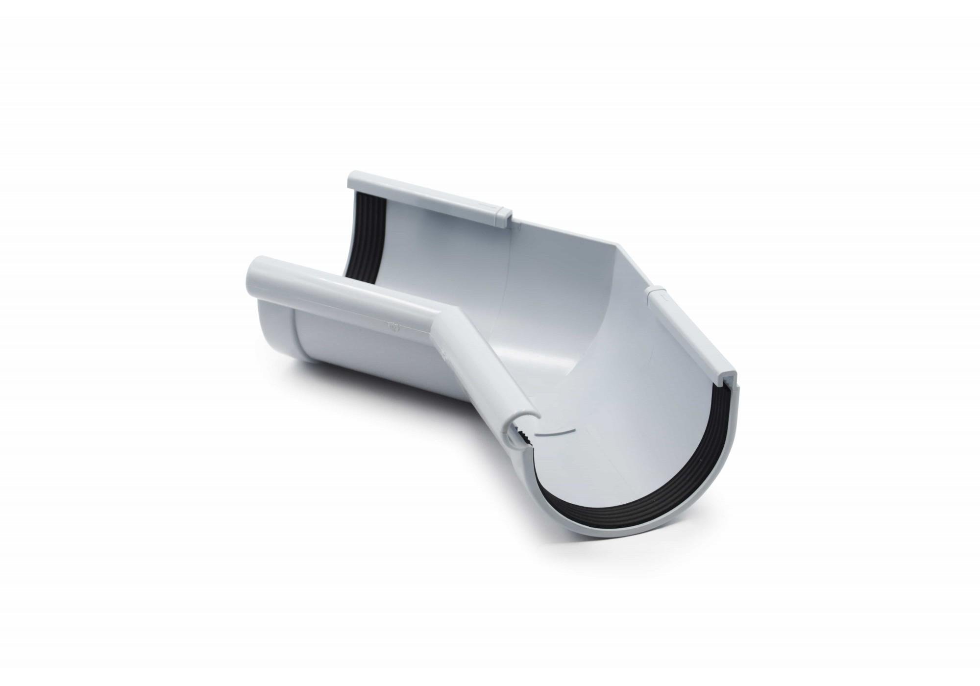 Угол желоба внутренний RAINWAY 135° 130/100 Серый (201120232045)