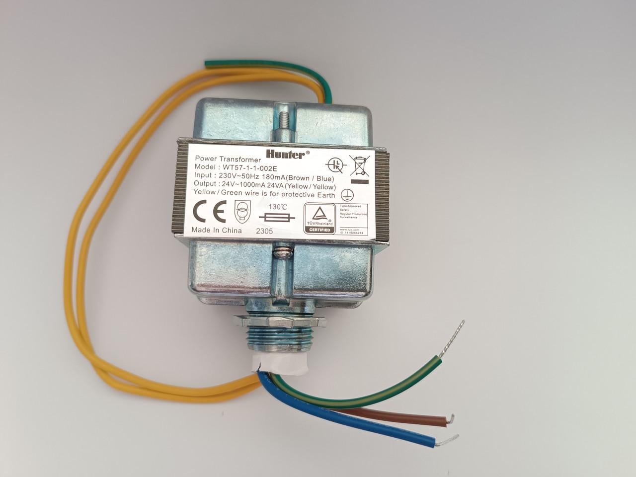 Трансформатор HUNTER для внешних контроллеров X-Core/PRO-C 220В/24В (545800)