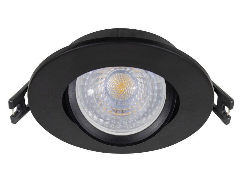 Точечный светильник Luxel GU5.3 IP20 круг Черный (DP-06B)