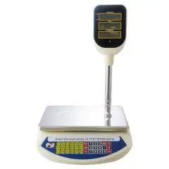 Торговые весы PROMOTEC PM 5052 до 40 кг 23х33 см с аккумулятором и калькулятором цены и веса (opt-13731)