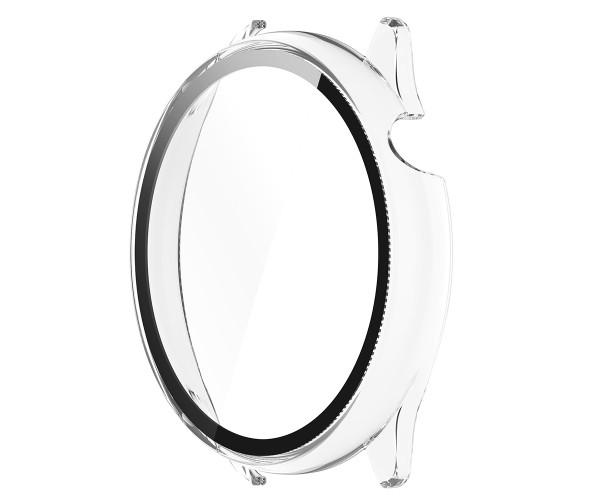 Чехол с защитным стеклом Protective Cover with Glass для Amazfit GTR Mini Прозрачный