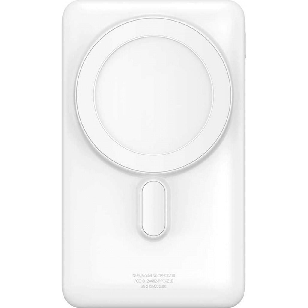 Зовнішній акумулятор Baseus Magnetic Bracket 20W 10000 mAh White (PPCX000002)